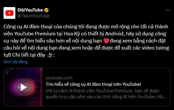 google cung cap trai nghiem ai doc quyen cho nguoi dung youtube premium hinh 2