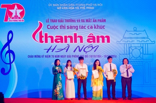 Trao giải cuộc thi sáng tác ca khúc "Thanh âm Hà Nội" - Ảnh 2.