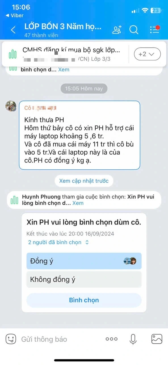 Giáo viên tiểu học 'xin hỗ trợ cái laptop', phụ huynh bức xúc- Ảnh 4.