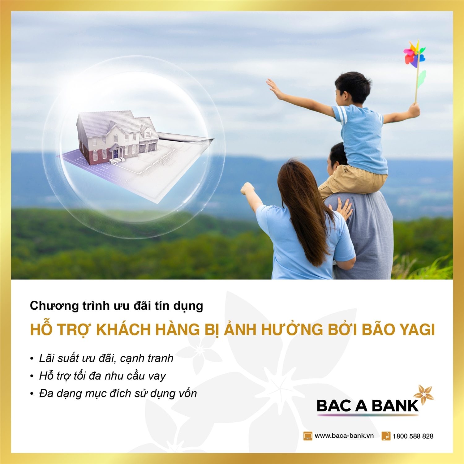 TIN cHị Hạ- BAC A BANK GIẢM LÃI VAY, ĐỒNG HÀNH CÙNG KHÁCH HÀNG CHỊU ẢNH HƯỞNG BỞI BÃO YAGI 2