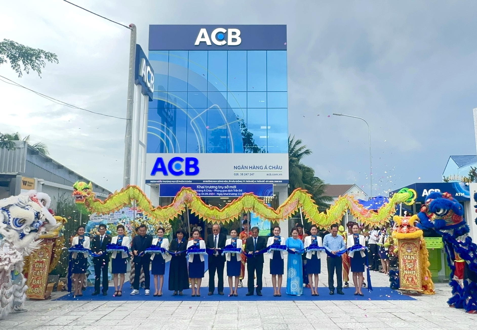 ACB เปิดตัวสำนักงานใหญ่แห่งใหม่ที่สำนักงาน Tran De Transaction