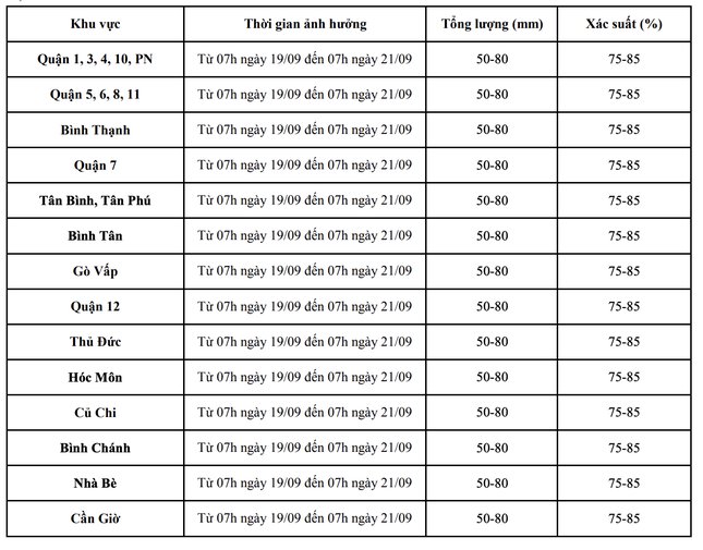 Áp thấp nhiệt đới mạnh lên thành bão, TPHCM và Nam bộ sắp mưa to ảnh 1