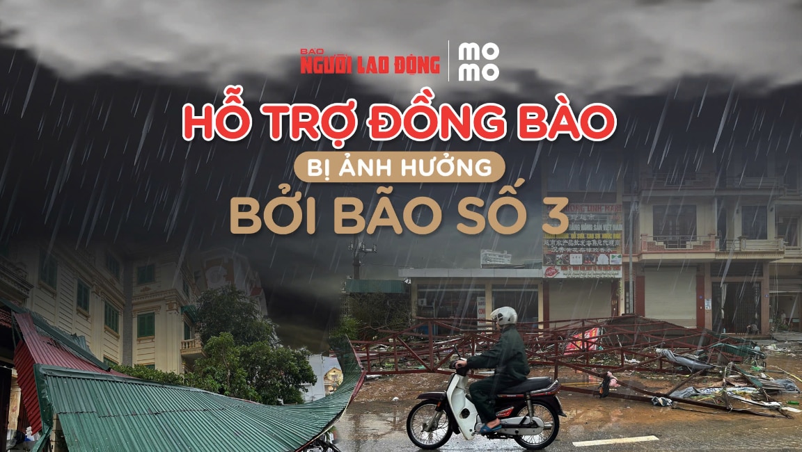 Báo Người Lao Động và MoMo kêu gọi ủng hộ đồng bào bị thiệt hại bởi bão số 3- Ảnh 1.