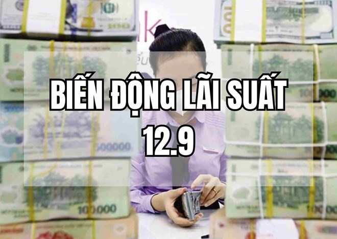 Biến động lãi suất 12.9: Bất ngờ lập đỉnh