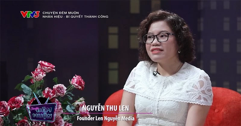 Chuyên gia thương hiệu Nguyễn Thu Len được đài Truyền hình Việt Nam VTV3 mời chia sẻ về chủ đề xây dựng thương hiệu.