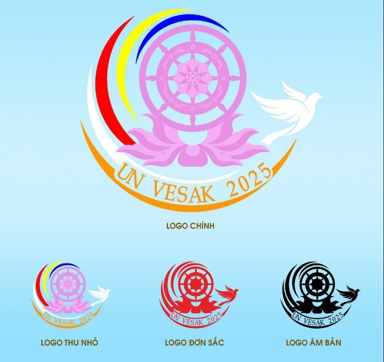 Công bố giải nhất cuộc thi logo Đại lễ Phật đản Vesak Liên Hiệp Quốc 2025- Ảnh 1.