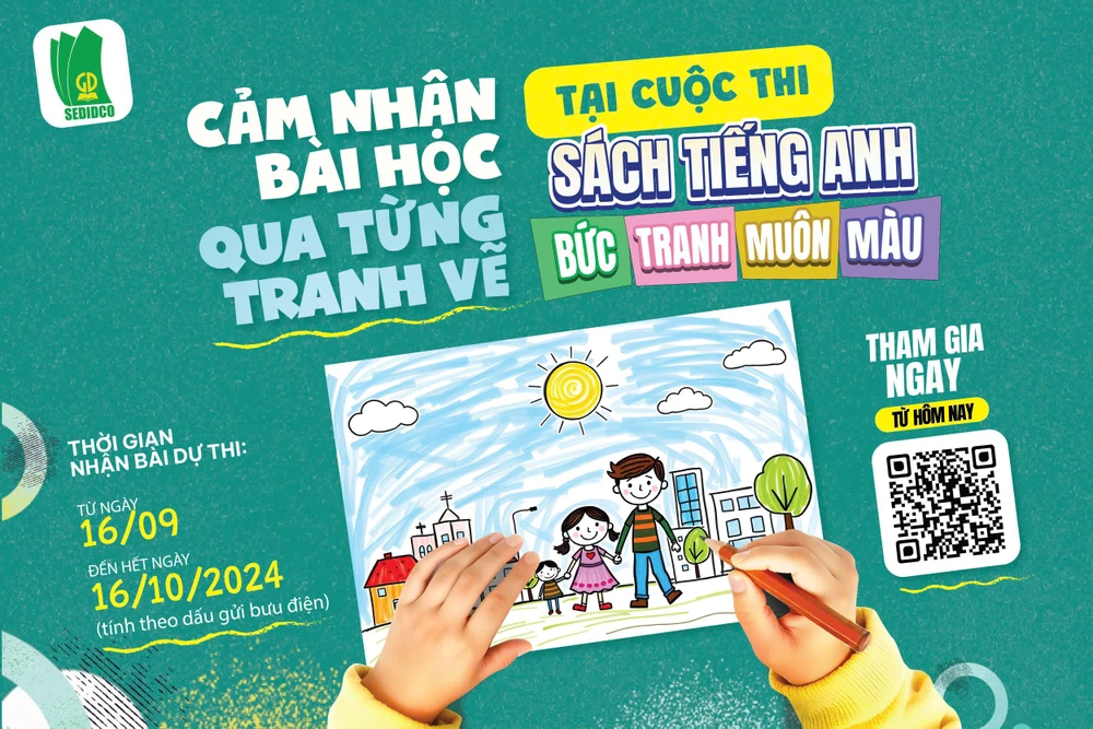 Cuộc thi vẽ “Sách Tiếng Anh”: Cảm nhận bài học – sáng tạo tranh vẽ