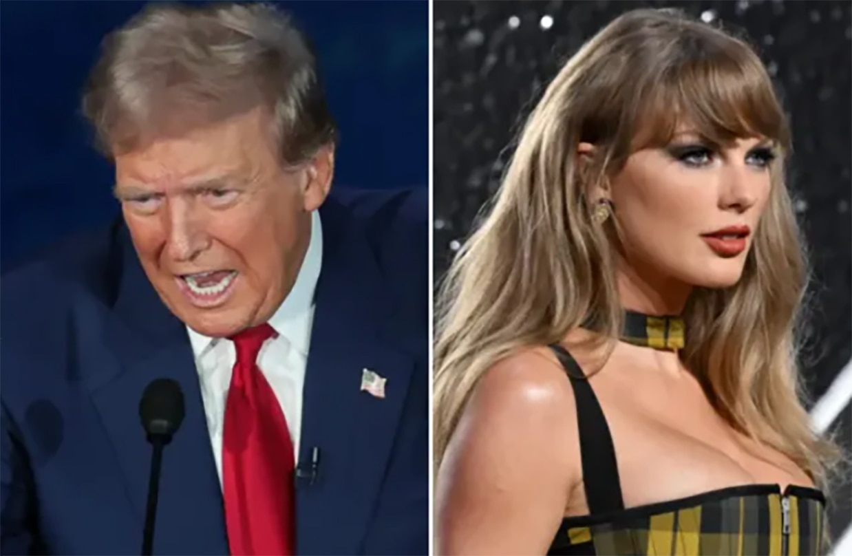 Donald Trump nổi giận sau khi Taylor Swift ủng hộ Kamala Harris- Ảnh 1.