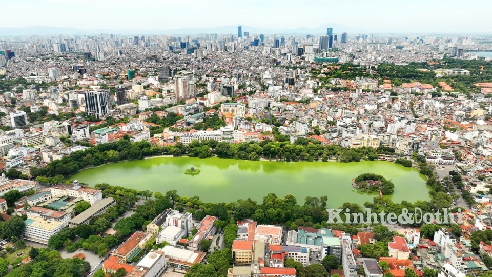 Thủ đô Hà Nội đã có những bước phát triển vượt bậc về kinh tế, xã hội, đô thị. Ảnh: Phạm Hùng