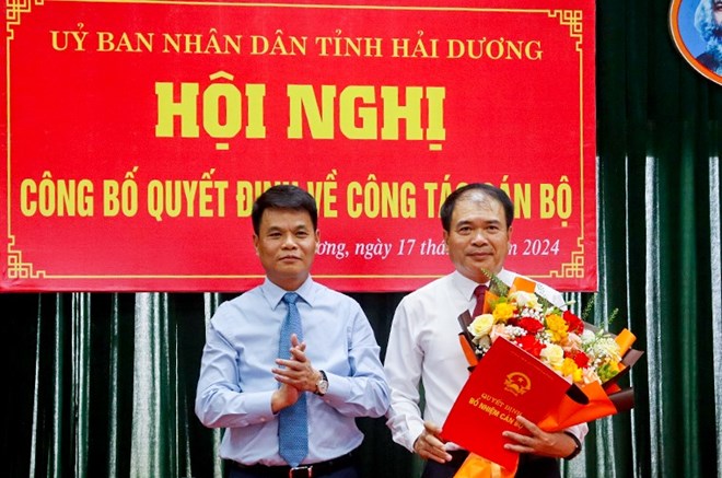 Hải Dương có tân Giám đốc Sở Tài nguyên Môi trường