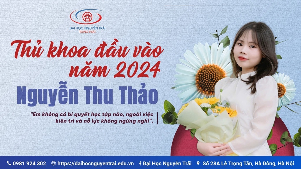 Hành trình chinh phục danh hiệu của nữ thủ khoa đầu vào Trường Đại học Nguyễn Trãi - 1