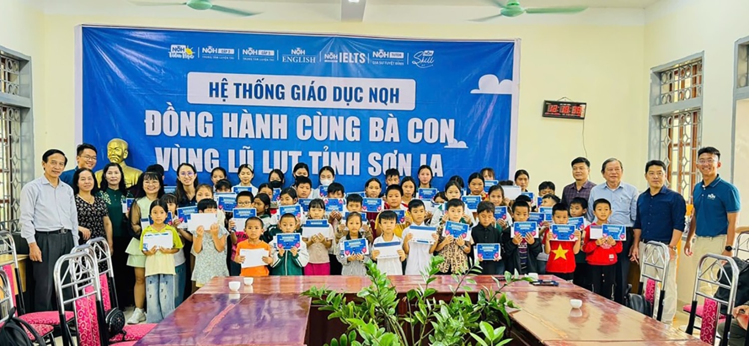 Hệ thống Giáo dục NQH đồng lòng về với đồng bào miền Bắc yêu thương- Ảnh 1.