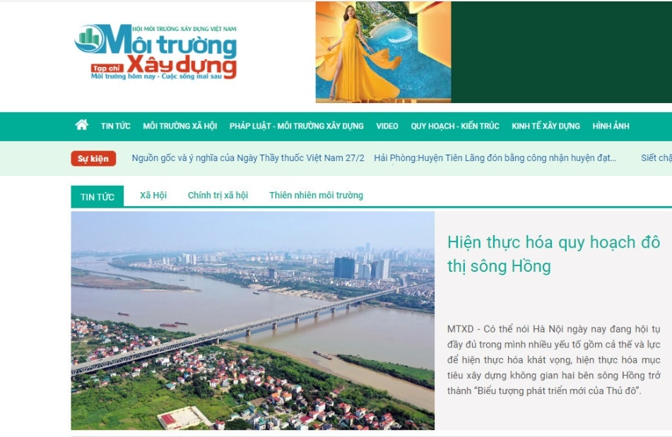 hoi moi truong xay dung viet nam thong bao tam dung hoat dong tap chi dien tu moi truong xay dung hinh 1