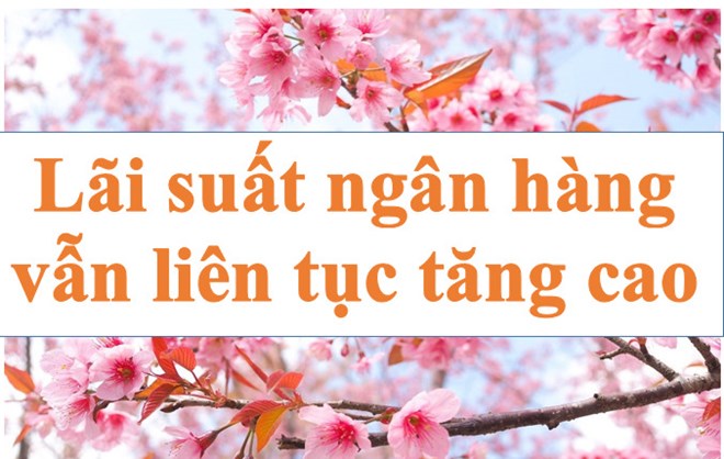 Lãi suất ngân hàng hôm nay 8.9: Vẫn tăng cao