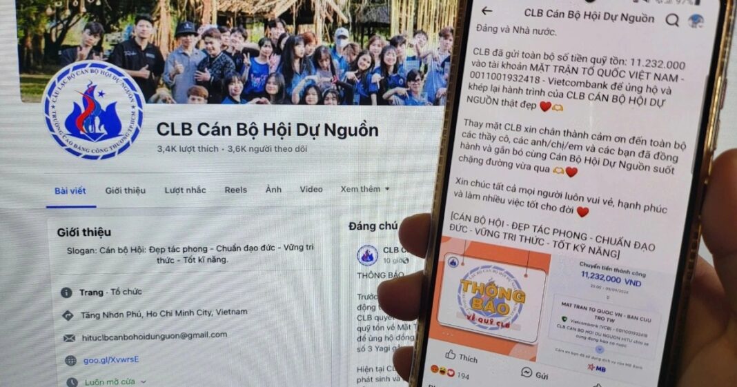 Làm rõ việc 1 câu lạc bộ "rút ruột" 90% số tiền ủng hộ người dân vùng lũ