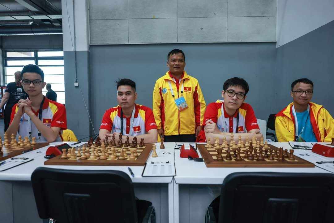 Lê Quang Liêm chưa xuất trận, cờ vua Việt Nam vẫn thắng dễ trận đầu tại Olympiad- Ảnh 1.