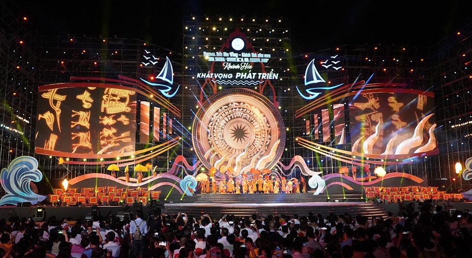 Hình ảnh tại lễ khai mạc Festival Biển Nha Trang - Khánh Hòa năm 2023. Ảnh: Trung Nhân