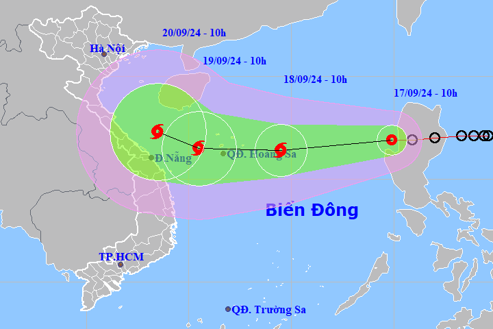 Bão số 4 sắp hình thành trên Biển Đông, khả năng hướng vào miền Trung