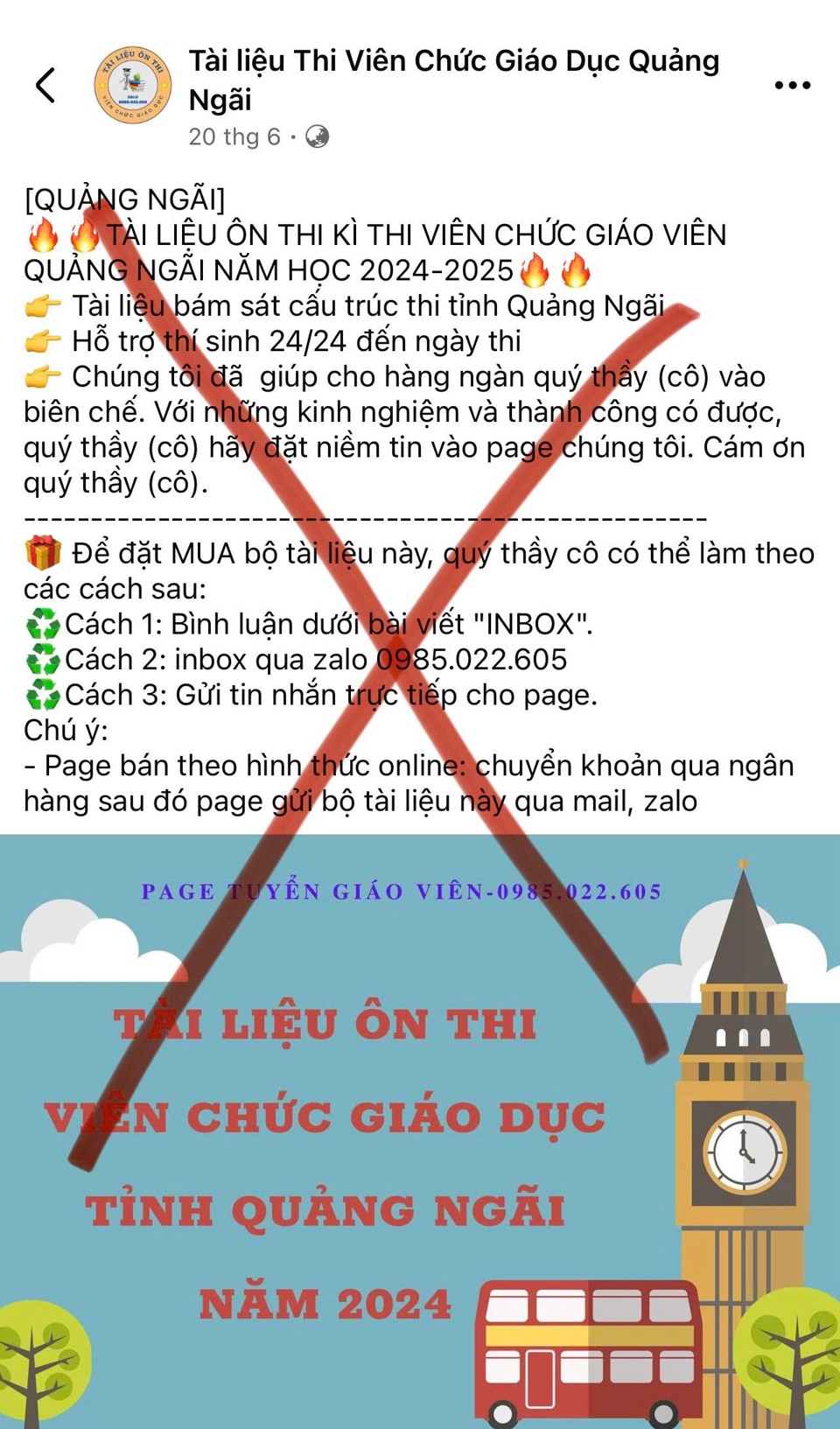  Tài liệu ôn thi kỳ thi viên chức giáo viên Quảng Ngãi năm học 2024- 2025 đã được bán từ tháng 6/2024.