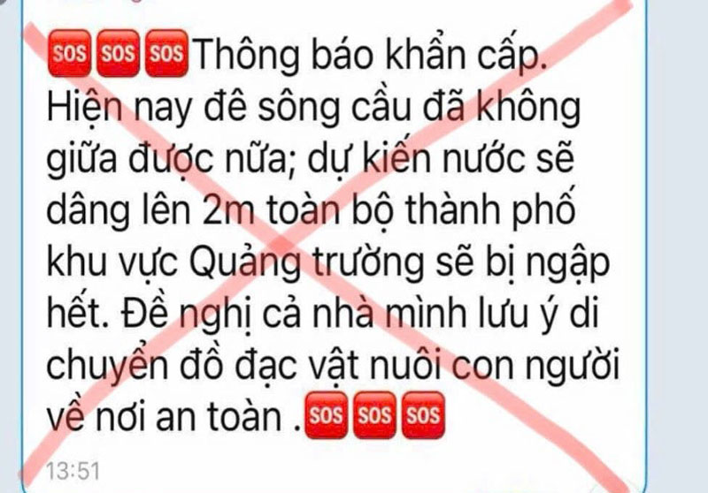 tinh thai nguyen ra canh bao ve thong tin sai su that gay hoang mang ve tinh hinh bao lu hinh 1