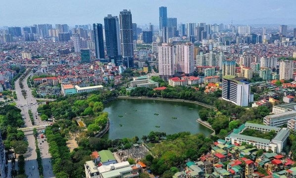 Một góc thành phố Hà Nội.