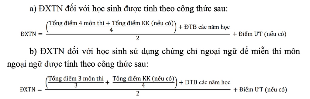 Từ 2025, miễn thi ngoại ngữ không được quy đổi để tính điểm xét tốt nghiệp - 1