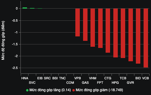 VN-Index giảm gần 50 điểm, đâu là thủ phạm?- Ảnh 3.