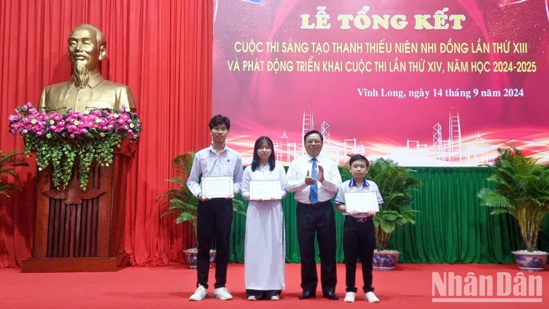 Vĩnh Long trao 42 giải Sáng tạo thanh, thiếu niên, nhi đồng ảnh 1