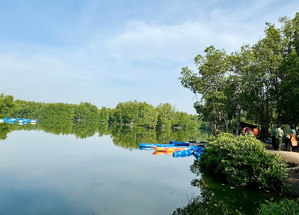 Vô rừng ngập mặn ở Nhơn Trạch của Đồng Nai thấy la liệt đặc sản nước lợ, người ta tranh nhau mua- Ảnh 1.