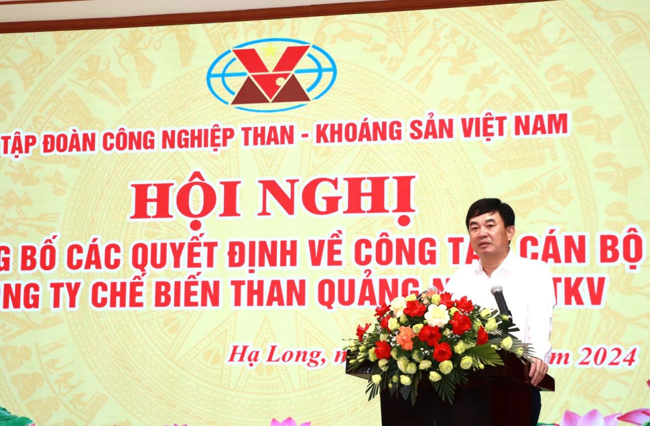 TKV: Công bố các quyết định về công tác cán bộ tại Công ty Tuyển than Cửa Ông và Công ty Chế biến than Quảng Ninh