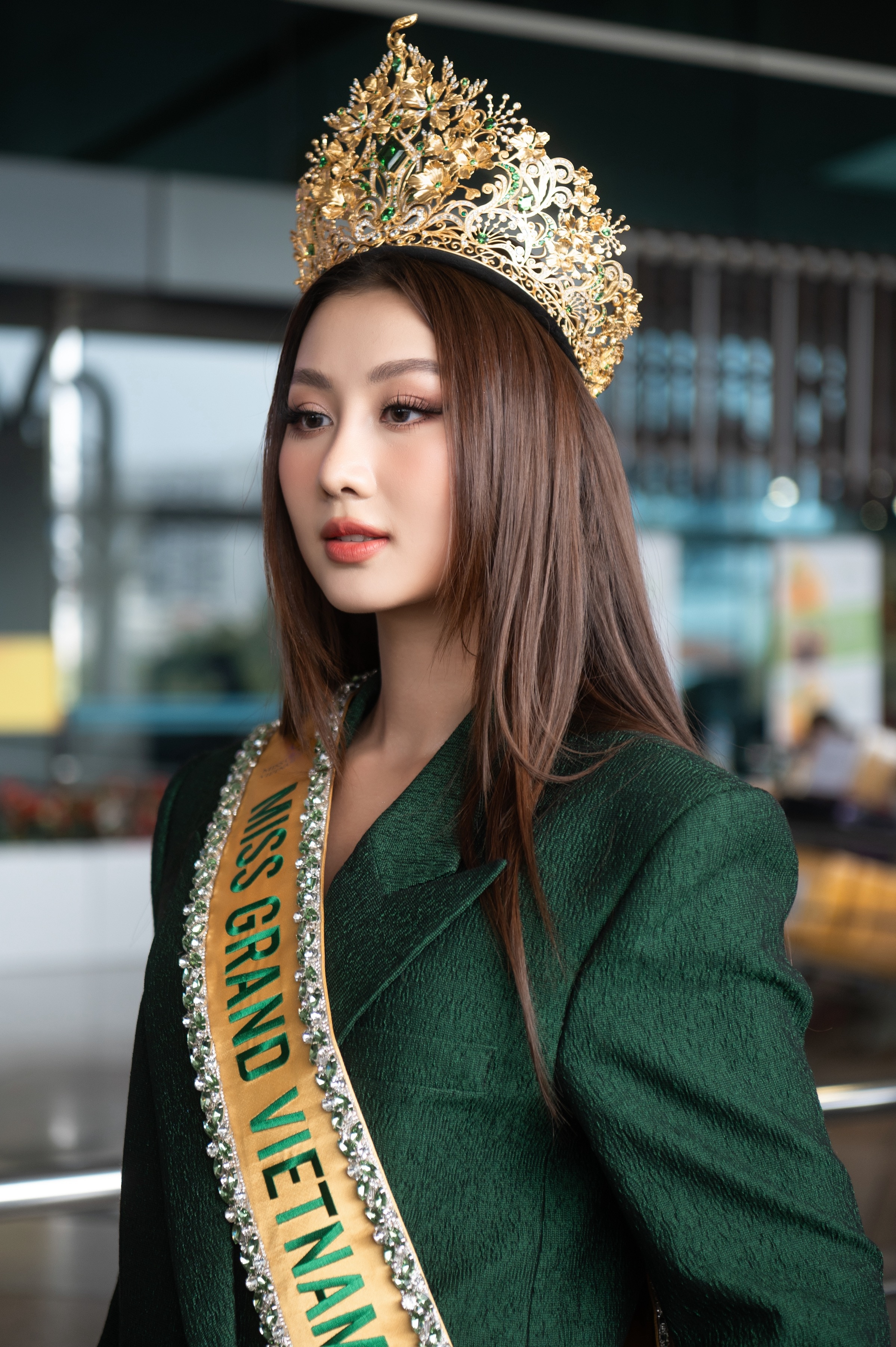 Hoa hậu Quế Anh đến Campuchia thi Miss Grand International 2024, nhận 