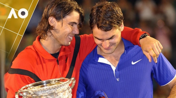 Năm 2009, Nadal giành chức vô địch Grand Slam đầu tiên trên mặt sân cứng. Anh đánh bại Fernando Verdasco tại bán kết Úc mở rộng, trước khi thắng Roger Federer sau 5 set tại chung kết. Nadal chính thức hoàn thành bộ sưu tập Grand Slam trên cả 3 mặt sân: cứng, đất nện và cỏ.