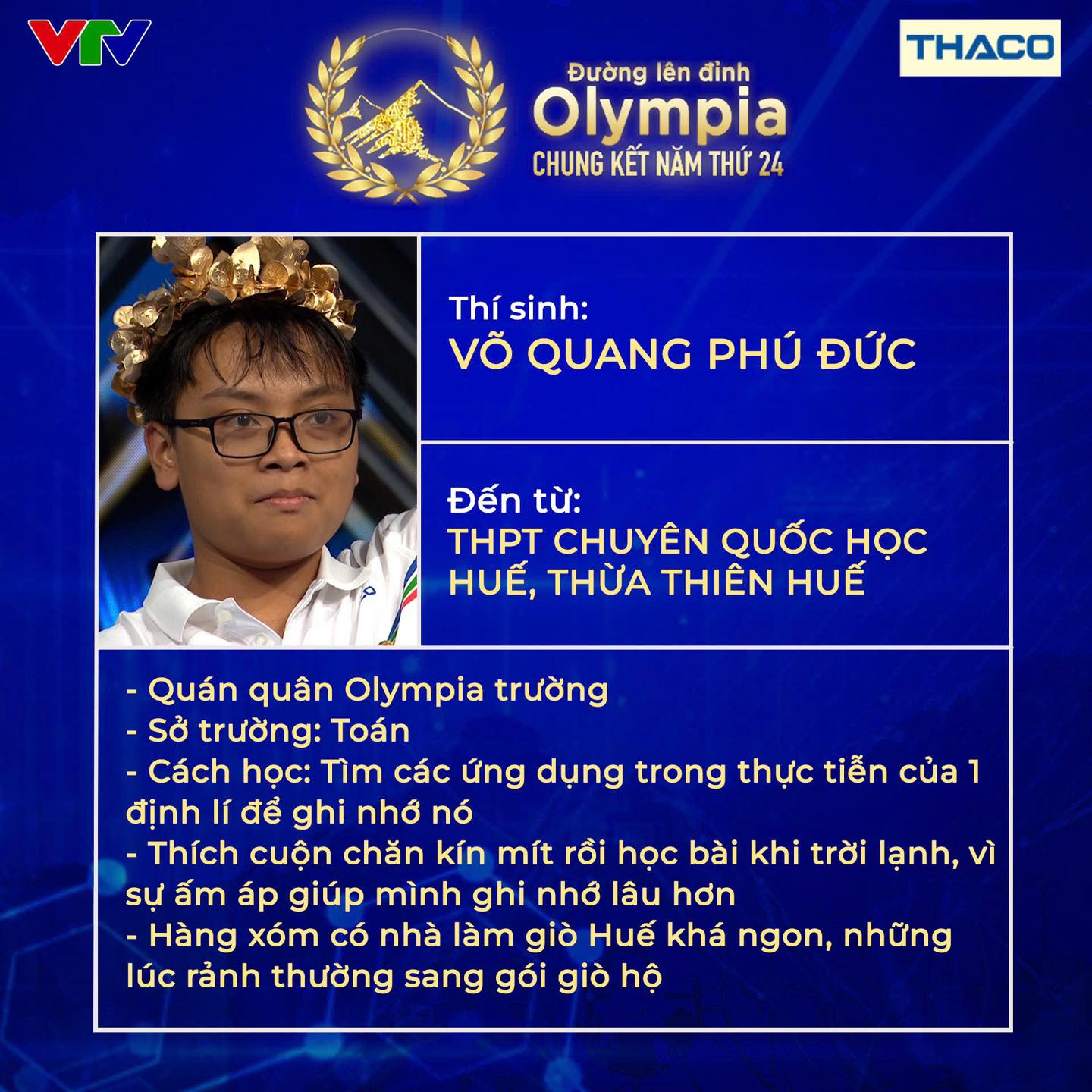 Xem trực tiếp chung kết Đường lên đỉnh Olympia năm 2024 trên kênh nào, lúc mấy giờ? - Ảnh 4.