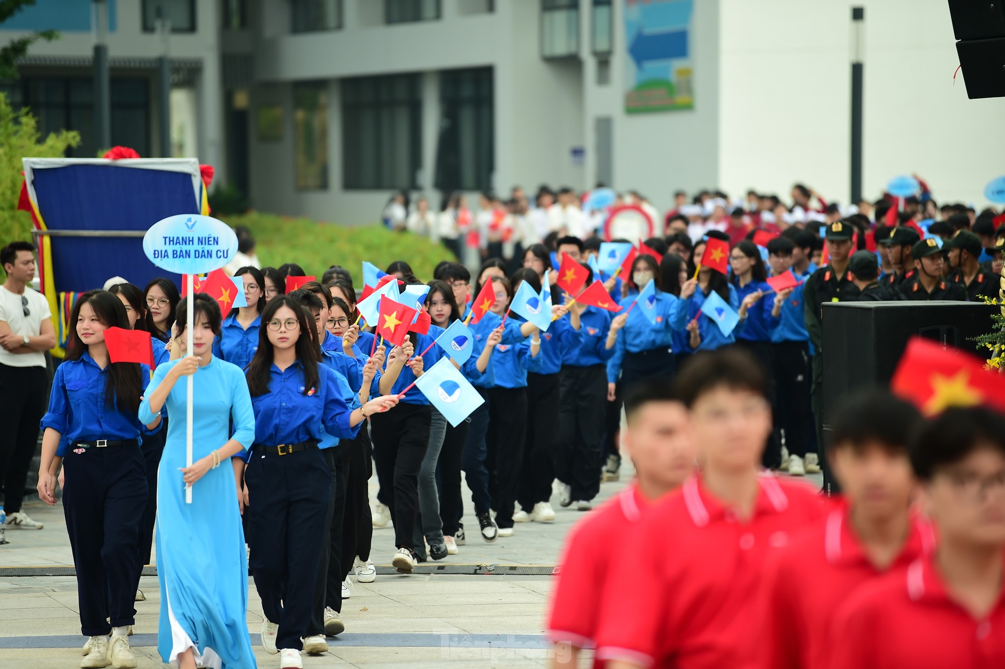 Mãn nhãn màn diễu hành biểu dương lực lượng thanh niên Thủ đô ảnh 3