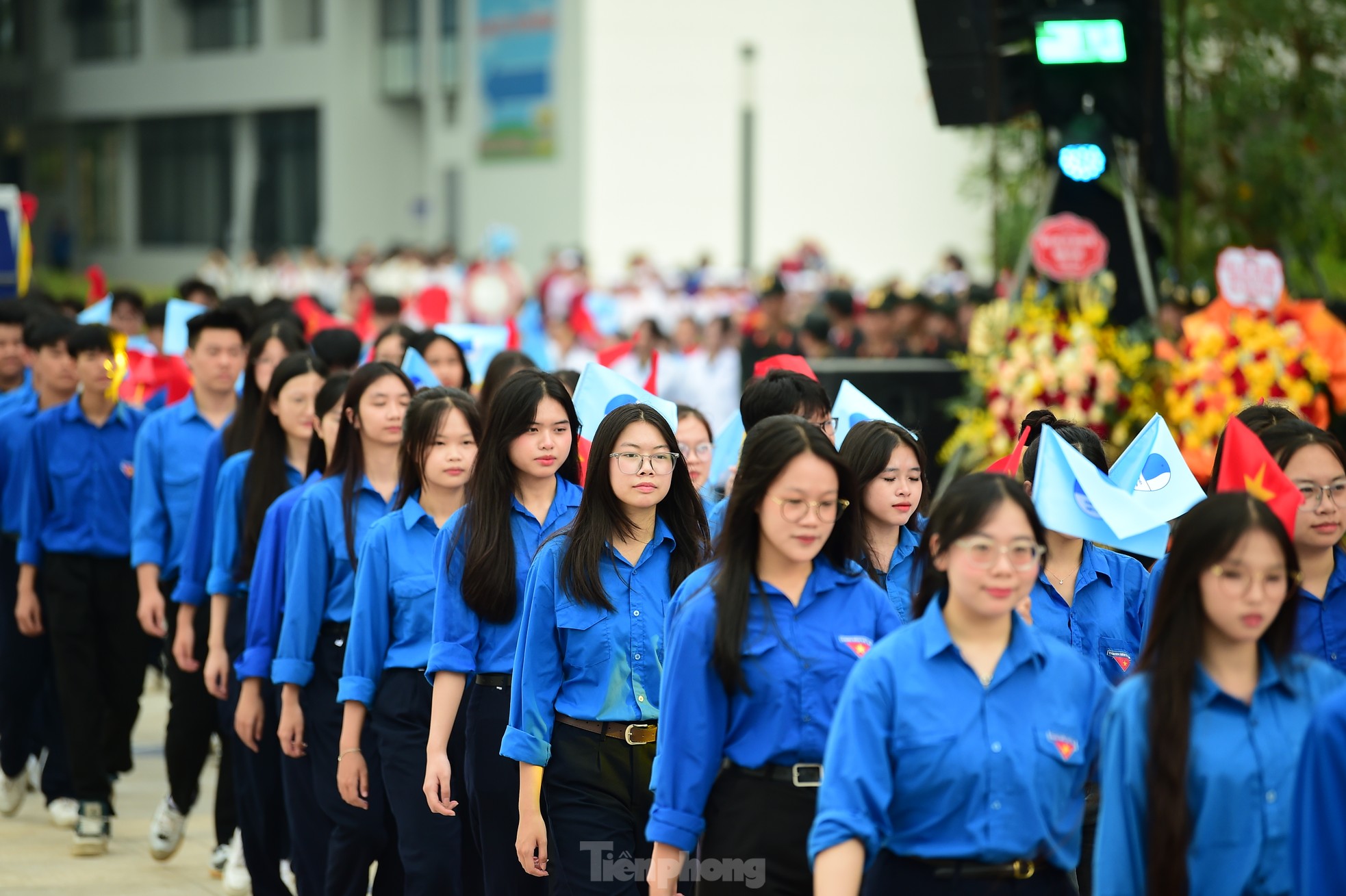 Mãn nhãn màn diễu hành biểu dương lực lượng thanh niên Thủ đô ảnh 4