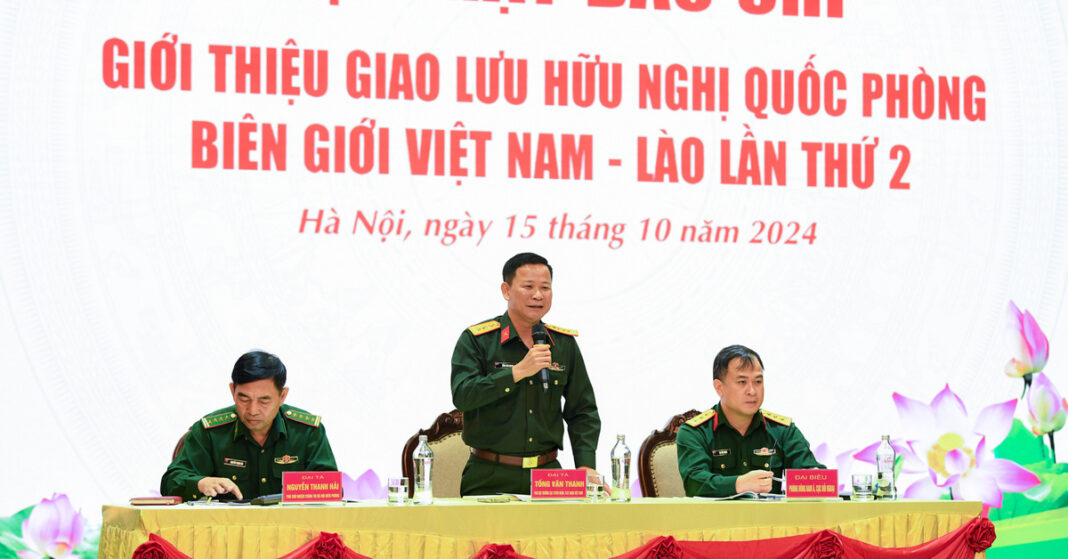 Hai Bộ trưởng Quốc phòng Việt Nam - Lào sắp gặp nhau tại Giao lưu hữu nghị Quốc phòng biên giới