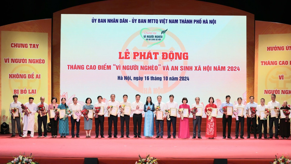 Hà Nội phát động Tháng cao điểm “Vì người nghèo” và an sinh xã hội năm 2024 - Ảnh 2