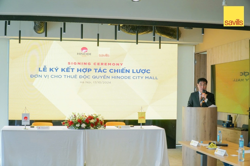 Savills trở thành đơn vị cho thuê độc quyền trung tâm thương mại dự án Hinode City - 2