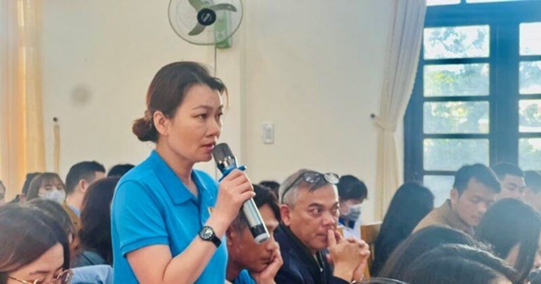 Giải quyết kiến nghị của cử tri là đoàn viên, công nhân lao động