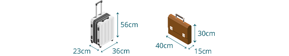 Kích thước hành lý xách tay VNA.