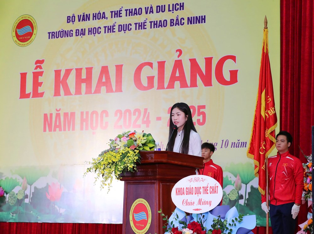 Trường Đại học TDTT Bắc Ninh khai giảng năm học mới - Ảnh 6.