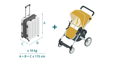 Hành trình khách cho trẻ em dưới 2 tuổi.