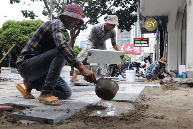 Quận trung tâm TPHCM đồng loạt chỉnh trang gần 80 vỉa hè, tuyến hẻm