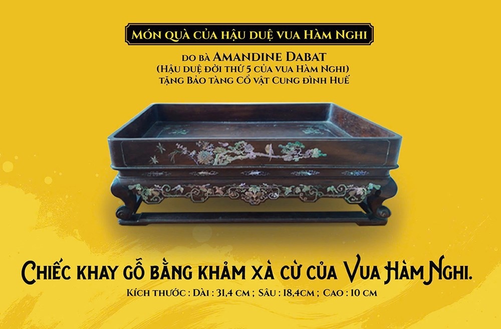 Tiếp nhận các kỷ vật của vua Hàm Nghi từ Pháp - ảnh 3