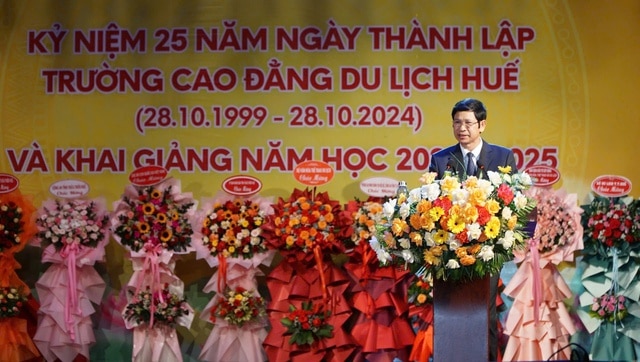 Trường Cao đẳng Du lịch Huế kỷ niệm 25 năm thành lập và khai giảng năm học mới - Ảnh 5.