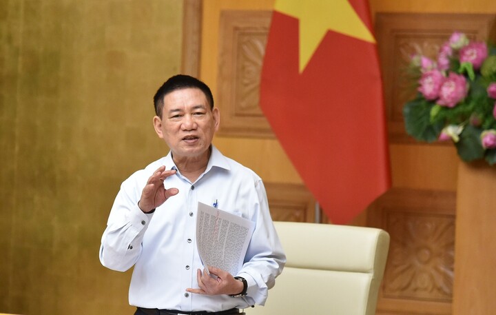 Phó Thủ tướng Hồ Đức Phớc: Phấn đấu năm 2024, CPI không vượt quá 4%. (Ảnh: VGP/Trần Mạnh)