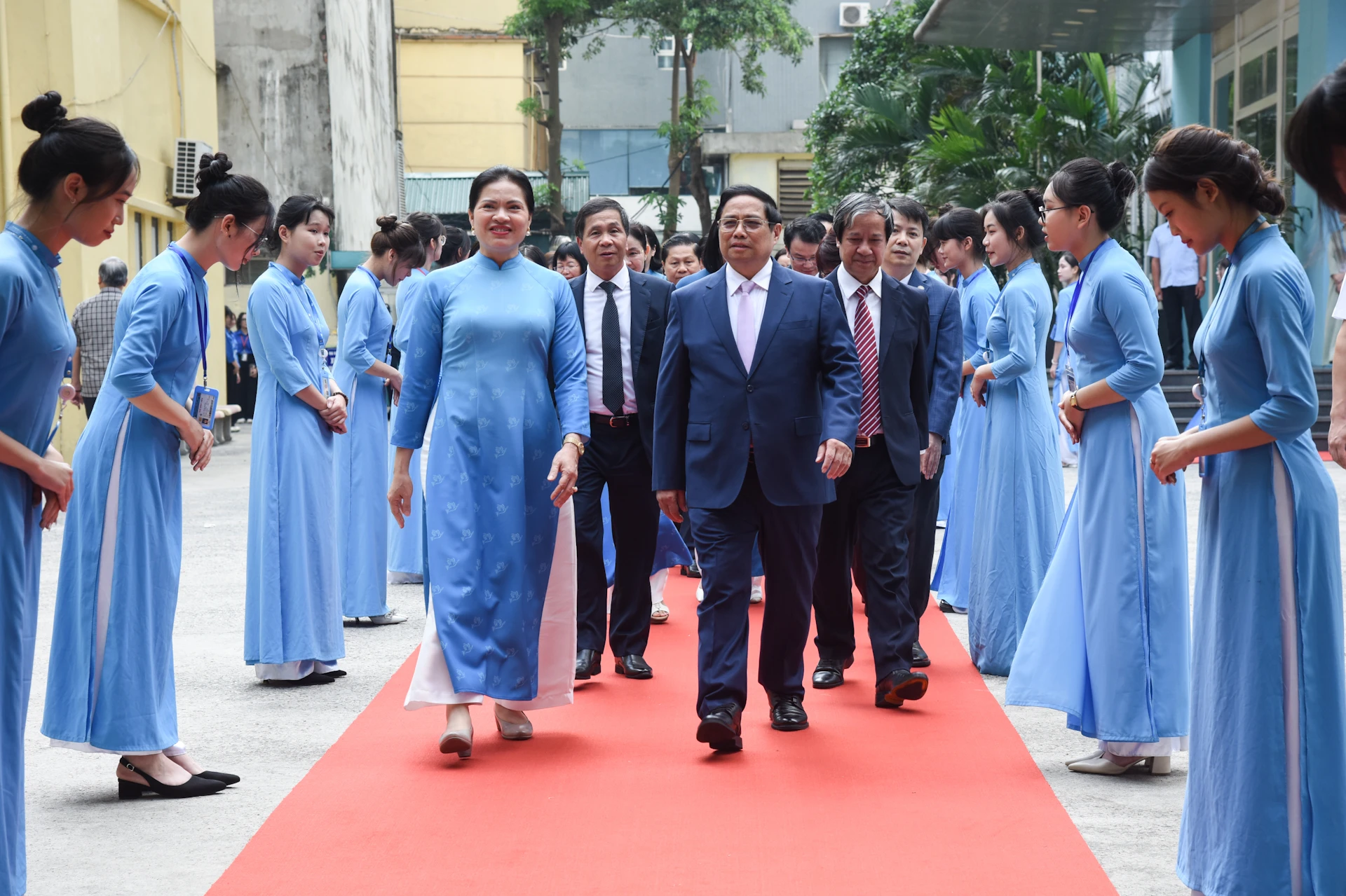 [Ảnh] Thủ tướng Phạm Minh Chính thăm Học viện Phụ nữ Việt Nam ảnh 1