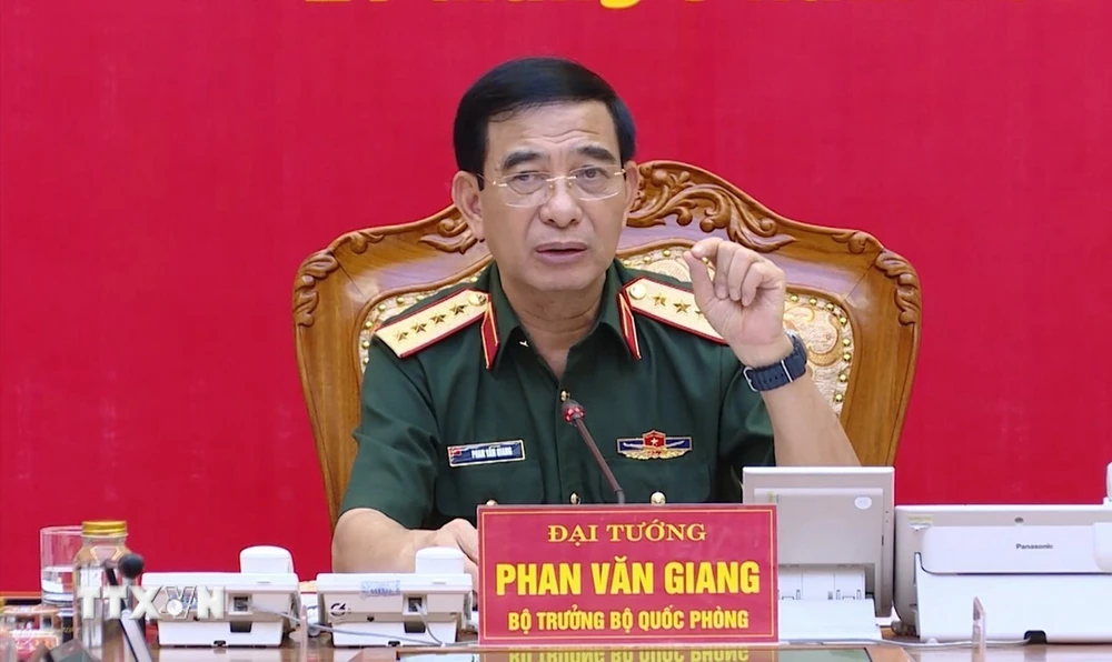 Đại tướng Phan Văn Giang. (Ảnh: Hồng Pha/TTXVN phát)