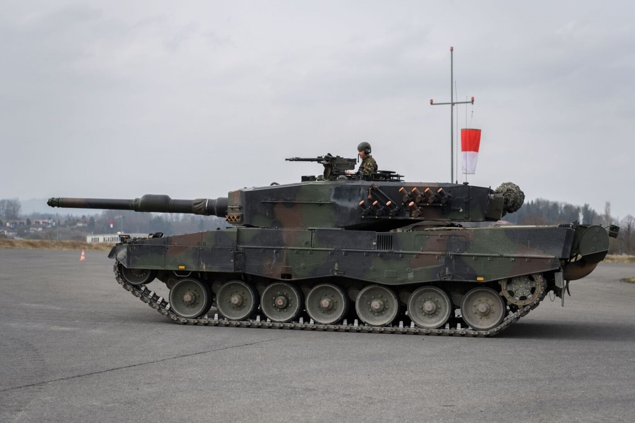 Xe tăng Leopard 2 của Thụy Sỹ nhận được sự quan tâm lớn từ các đối tác châu Âu, đặc biệt là Đức.(Nguồn: Getty)