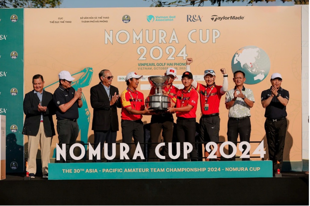 Đại diện Việt Nam vô địch giải golf nghiệp dư Nomura Cup 2024 - 1